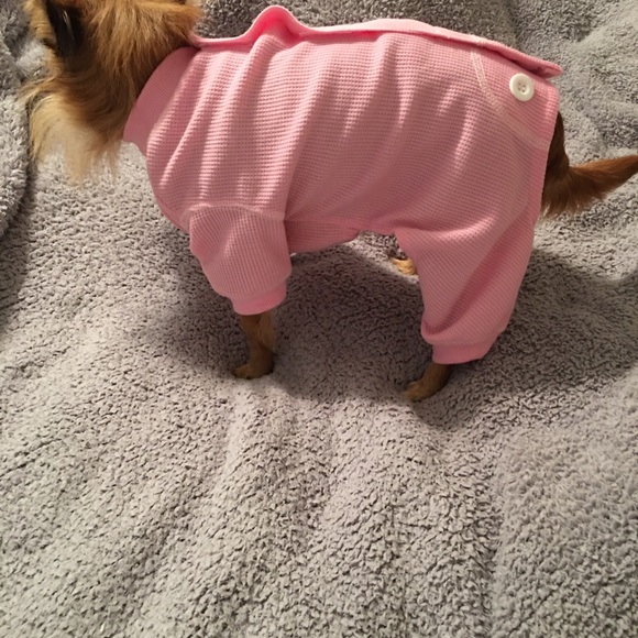 PETRAGEOUS DESIGNS Puppy pajamas. Size XS, The color is Princess Pink. - Picture 6 of 8